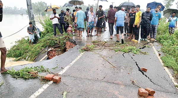 শেরপুরের তিন উপজেলায় ২০ হাজার মানুষ পানিবন্দি