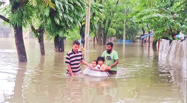 হালুয়াঘাটে বন্যা পরিস্থিতির অবনতি