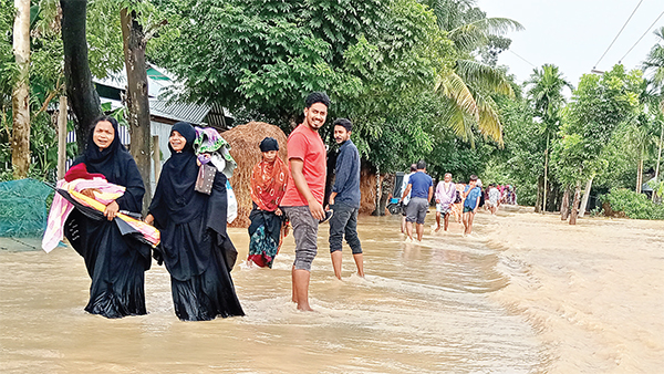 ফুলপুরে বন্যায় ব্যাপক ক্ষয়ক্ষতি