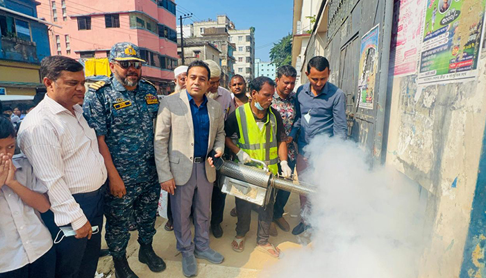 ৩ দিনব্যাপী মশা নিয়ন্ত্রণ ক্যাম্পেইন করছে চসিক