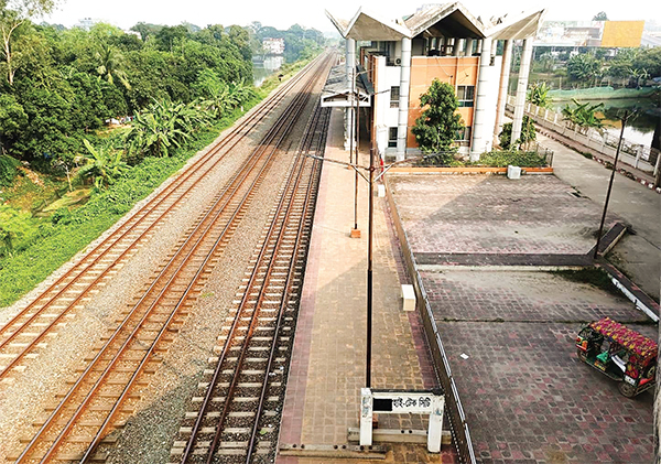 অত্যাধুনিক রেলস্টেশনের কার্র্র্র্র্যক্রম বন্ধ