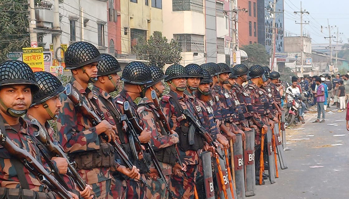 যাত্রাবাড়ী-ডেমরায় ৬ প্লাটুন বিজিবি মোতায়েন