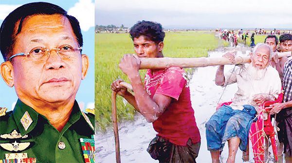 মিয়ানমারের জান্তা প্রধানের বিরুদ্ধে গ্রেপ্তারি পরোয়ানার আবেদন