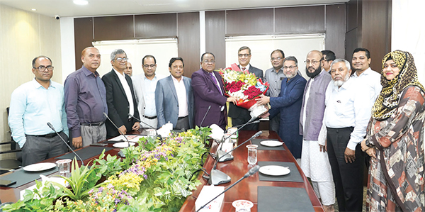 হামদর্দ ফাউন্ডেশন বাংলাদেশের নবনিযুক্ত পরিচালককে সংর্বধনা