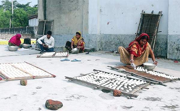 কুমড়া বড়িতে ফিরছে সচ্ছলতা