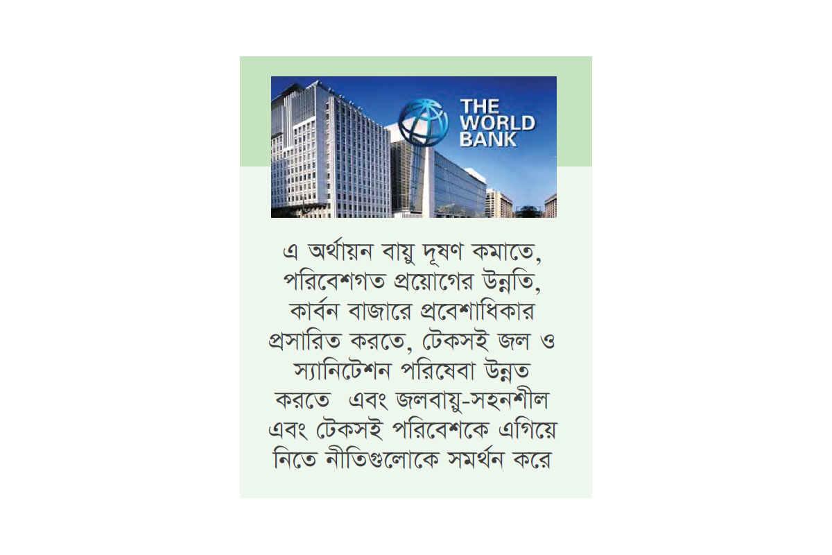 বিশ্বব্যাংক থেকে ১১৬ কোটি ডলার ঋণ পেয়েছে বাংলাদেশ