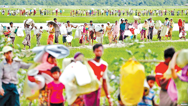 বাংলাদেশে রোহিঙ্গা ঢলের শঙ্কা