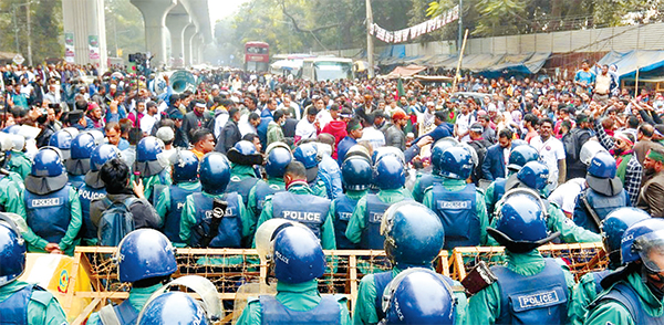 বিডিআরের ‘নিরপরাধ’ সদস্যদের মুক্তির দাবিতে পদযাত্রা