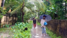 পিরোজপুরে ২৪ ঘন্টায় ৯৬ মিলিমিটার বৃষ্টির রেকর্ড, জনজীবন বিপর্যস্ত