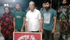 ভারতে পালানোর সময় সাবেক ভূমিমন্ত্রী আটক