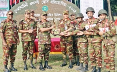 বাংলাদেশ সেনাবাহিনী এ্যাসল্ট কোর্স প্রতিযোগিতা সমাপ্ত  