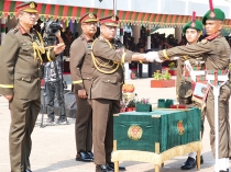 বাংলাদেশ মিলিটারি একাডেমিতে রাষ্ট্রপতি কুচকাওয়াজ অনুষ্ঠিত  